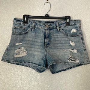Lucky Brand Distressed Jean Shorts Size 10/30